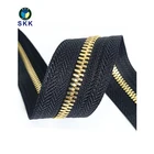 Zipper Zippers A Zipper #5 Gold Metal Zipper