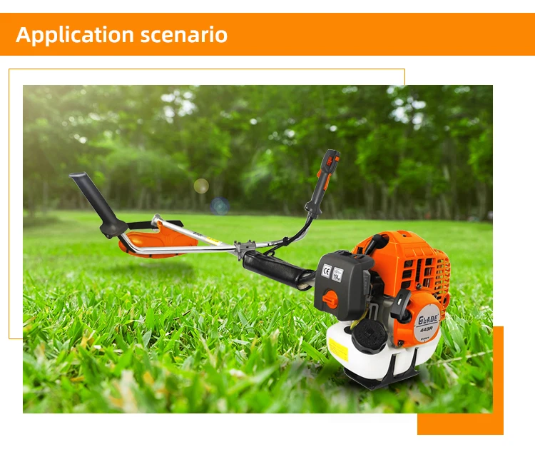 Japanese Manual Portable Weed Eater Gasoline Backpack Line Grass