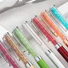 Imprinted Pen Amazon Hot Sale Metal Rose Gold Silver Body Color Imprinted Logo Custom Crystal Pen