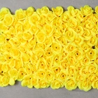 Basic Design Custom Color Cheap Wholesale Rose Panels Artificial Flower Wall