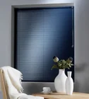 New Style Ready Made Motorised Wood Venetian Blinds for Glass House
