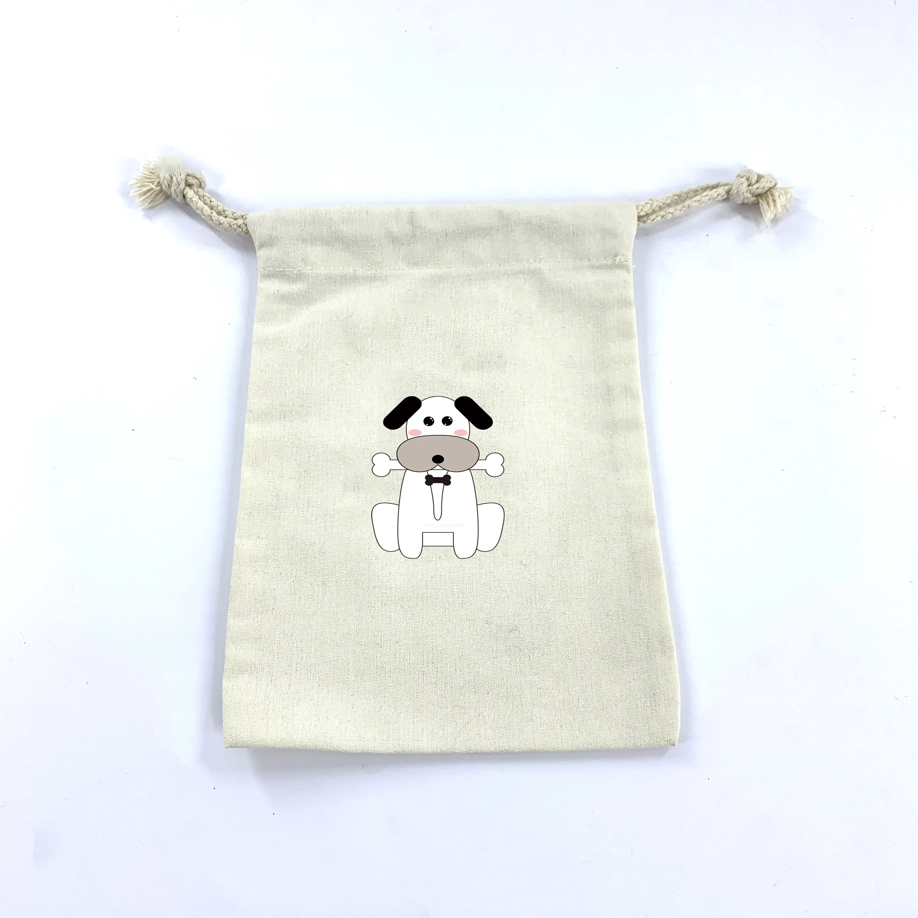 gift small cotton drawstring bag
