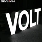 Outdoor Advertising 3D Acrylic Board Channel Signage Letters Light Led Sign