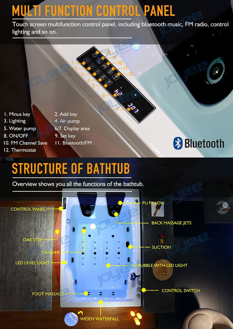 China indoor jacuzzi hot tubs