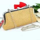 Bag Clutch Newest Crystal Stone Evening Bag Rhinestone Clutch Evening Beaded Bag Female Party Purse Wedding Clutch Bag