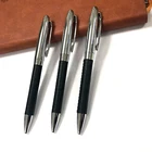 Gift Advertising Stock Metal Pen PU Leather Pen Metal Ballpoint Pen Office Supplies Gift Advertising Pen