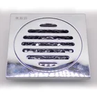 Cast Iron P Trap Funnel Floor Drain Grates for Scupper