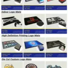 Dotcom Anti-slip Rug Printed Carpet Custom Logo Outdoor Floor Mat