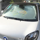 1pcs Car Covers Window Sunshade Sun Shade Front Rear Window Film Windshield Visor Cover For smart 451 453 fortwo forfour