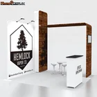 Easy Setup Portable Aluminum Convention Booth Exhibition Booth 3x3 Design Trade Show Display