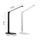 Wholesale Modern Luxury Wireless Charger USB LED Reading Study Table Desk Light Lamp