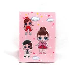 Promotional logo printed EVA cover notebook, children gift line book cartoon cute notebook