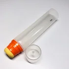 Tip Applicators High Quality 30ml Clear Soft Plastic Tube With Sponge Tip Applicators For Face Cream