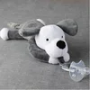 Free Sample Dog Baby Pacifier Chain Clip Hanging Toy /Stuffed Baby Newborn Detachable Monkey Pacifier Holder/pacifier toy