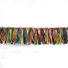 Wholesale Customized Hight Quality Colors Cotton Tassels Curtain Fringe