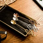 Colour music style 304 stainless steel cute coffee and tea spoon