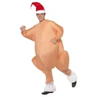 2019 Fancy Party Dress Adult Inflatable Cosplay Suits Christmas Xmas Turkey Mascot Costume