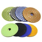 4 inch diamond Polishing Pads One-piece sintering concrete polishing pads for floor grinding machine