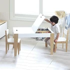 Wooden Children Wood Kids Table Cheap Wooden Party Activity Desk Toddler Kids Study Children Table And Chair