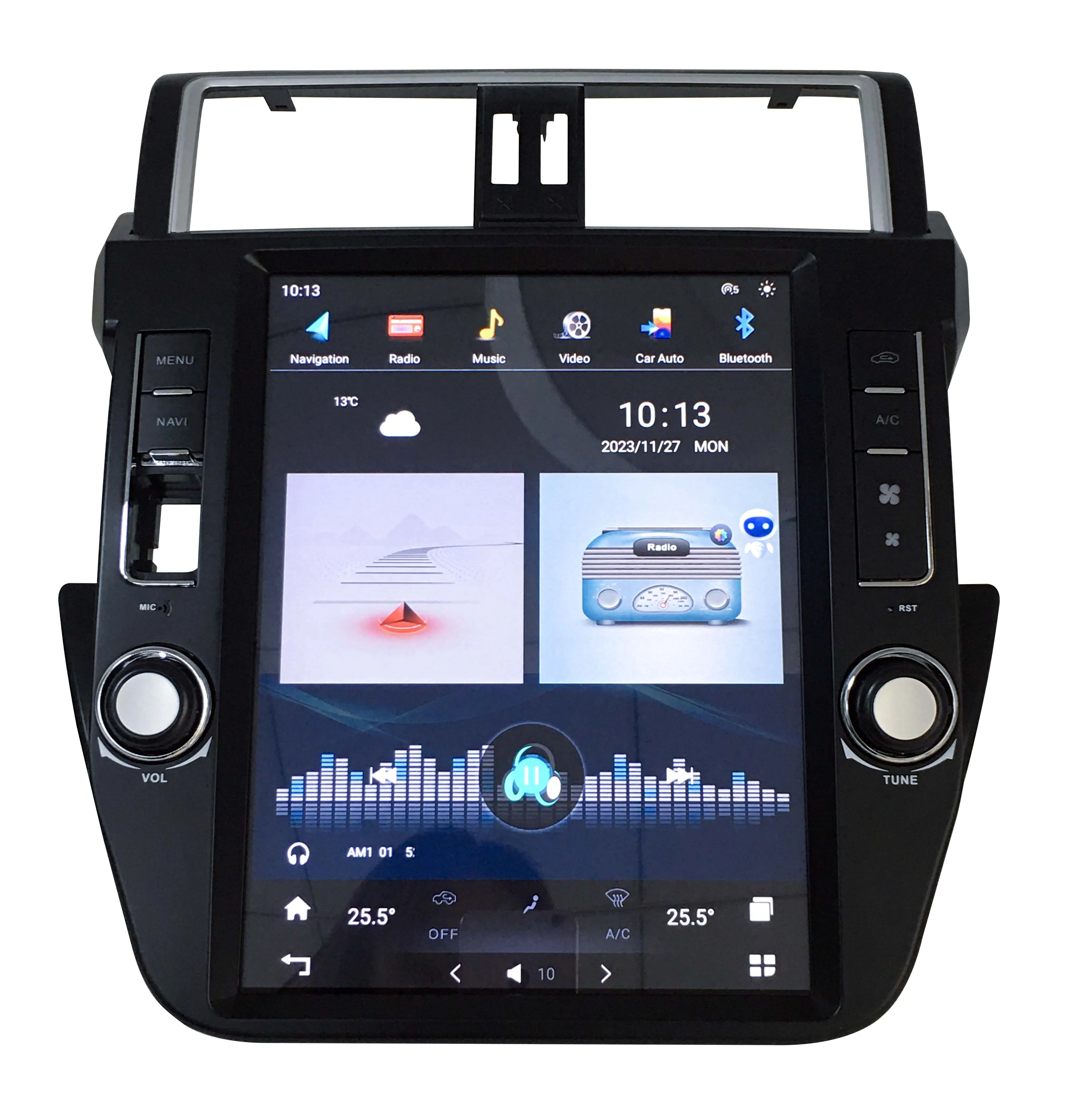 Bosstar Inch Tesla Style Vertical Screen Android Car Audio Stereo