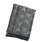 Women Paisley Animal Eagle Printed Scarf Lady Autumn Tassel Viscose Shining Shawl Muslim