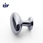 HJY mirror finish cabinet hardware pulls modern chrome cabinet knobs