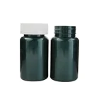 Bottle Green Green Bottle 100ml 100cc Medicine Plastic Bottle Medicine Bottle Dark Green Pill Tablet Capsule Bottle