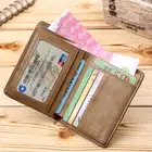 Wallet Wallet Men Fashion Slim Credit Card Money Clip Wallet Minimalist Real Leather Card Holder Wallet Men