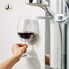 Wine No Drilling Wall Mounted Bathroom Strong Wine Glass Storage Rack Kitchen Rack Watt Plastic Red Wine Glass Holder