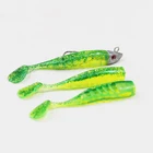 Soft Lead Head Bait Fishing Lure Set with Hook 9cm 15g 11cm 26g Jig Soft Fishing Lure