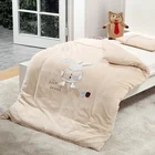 wholesale 100% organic colored cotton baby bedding crib sets