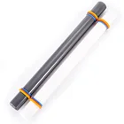 Custom Pattern Non-stick Cake Acrylic Fondant Decorative Textured Embossing Silicone Rolling Pin With PP Handle