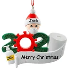 Family A Family Christmas Decoration Pendant For 2020 Face Masks To Isolate Survivors