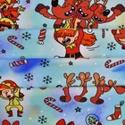 Custom Printing Cotton Lycra Fabric 95% Cotton 5% Spandex Knit Fabric For Kids Clothing