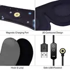 Far-infrared therapy electric safe heated USB fast heating dry eye mask