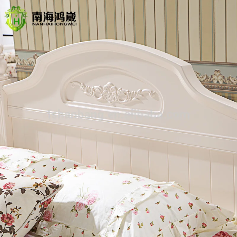 Latest Design Guangdong Manufacturer Super King Size Wooden Bed