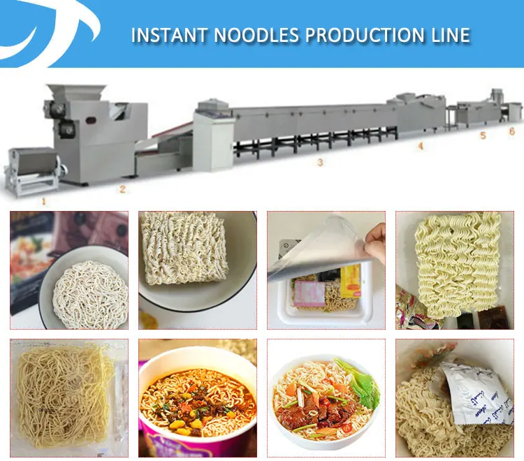 30000pcs/day Automatic Non-fried Instant Noodle Machine/ Korean Instant Noodle Production Line supplier