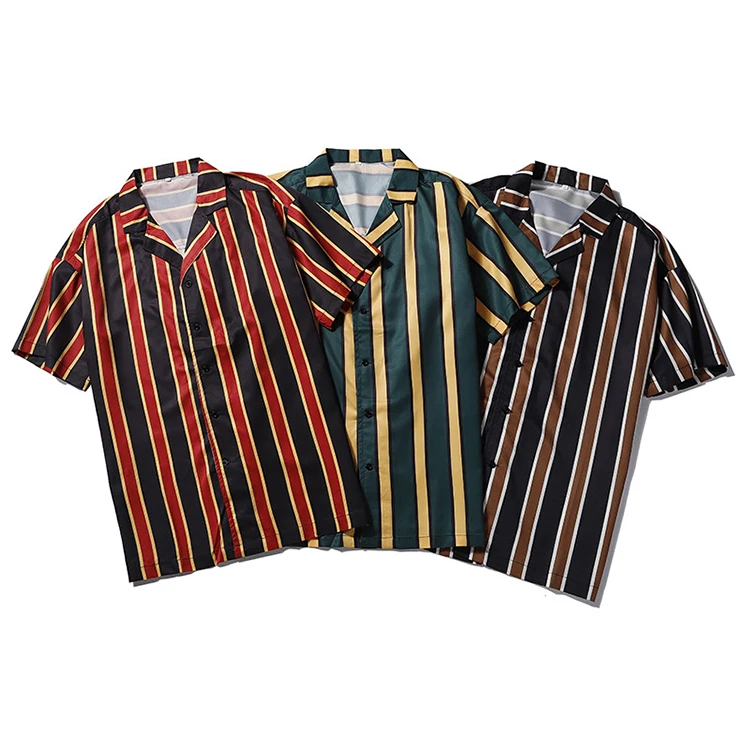 camisa rayas vintage hombre