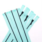 Zipper #1#3#5 Custom Wholesale Durable Metal Zipper Blue Open-end With Metal Slider Fashionable Factory Supply