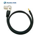 Right angle XLR 3pin male to Banana 4mm plug cable XLR cable OFC guitar cable for Amplifier