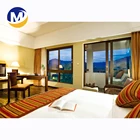 Custom size and color sliding operate aluminum glass window with handle lock