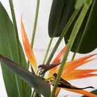 Palm Tree Plastic Flowers Tree Home Decor Plastic Sky Bird Traveller Palm Tree Artificial Bird Of Paradise With Flower