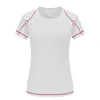 Custom Women Logo Outdoors Sports Quick Dry T-shirt Gym T Shirt Fitness Clothing