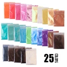 25/30/50/72 colors mica pearl pigment powder set for slime, epoxy resin art, soap making, eye shadow, nails, lipstick