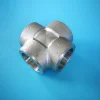 High pressure stainless steel cross pipe joint Socket welded pipe joint