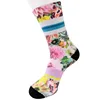 sublimamtion printing 360 digital printing socks blank personality men women adult customized socks cotton polyester nylon