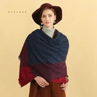 Custom Fashion women lattice spring long shawl female scarf