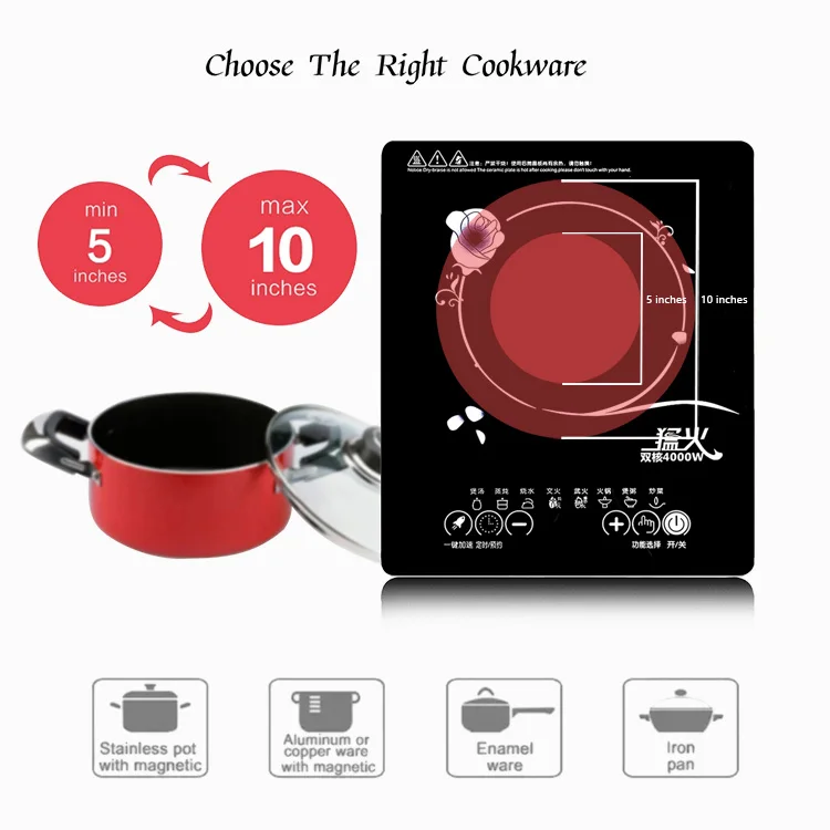 cocinas electricas de 2 hornilla burner electric indection stove battery powered hot pot steamboat electrical portable stove