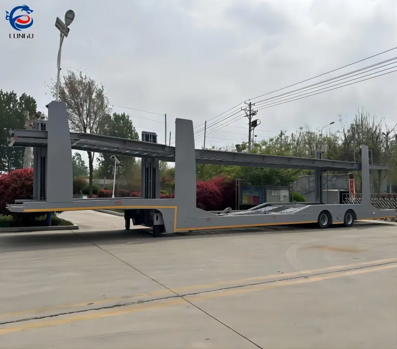 Axis Steel Car Carrier Trailer Car Transporter Semi Trailer For