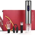 Wine Wine And Bottle Opener Automatic Electric Key Red Can 4 In 1 Corkscrew Wine Opener With Auto Activation